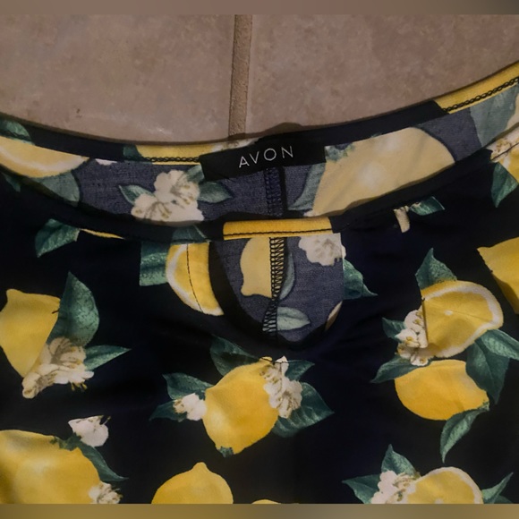 AVON PLUS SIZE LEMON 3/4 shift dress 22W-24W - Picture 2 of 5